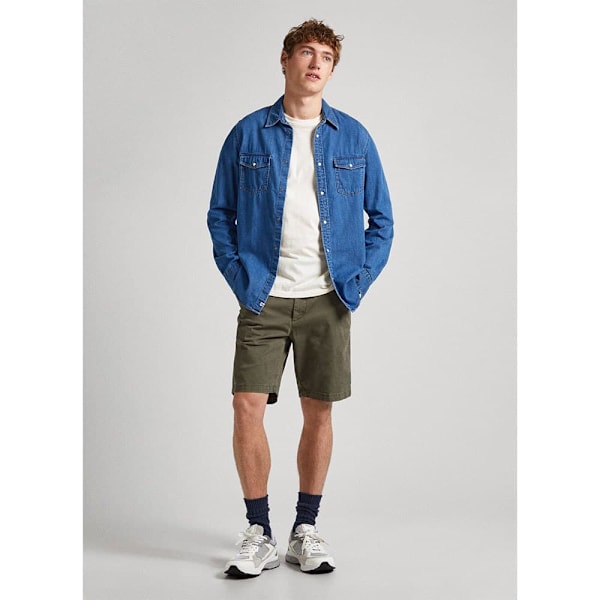 Pepe Jeans Lang ærmet Skjorte Hammond Blå XL Mand