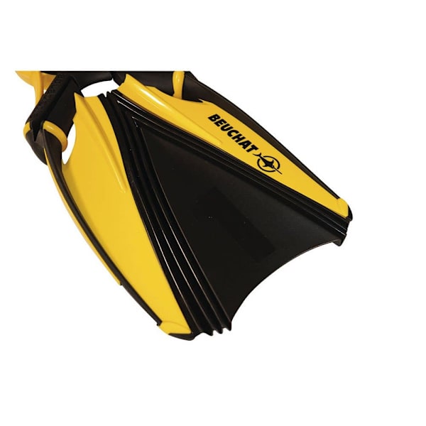 Beuchat Dykkerfinner Aquabionic Gul,Sort S-M