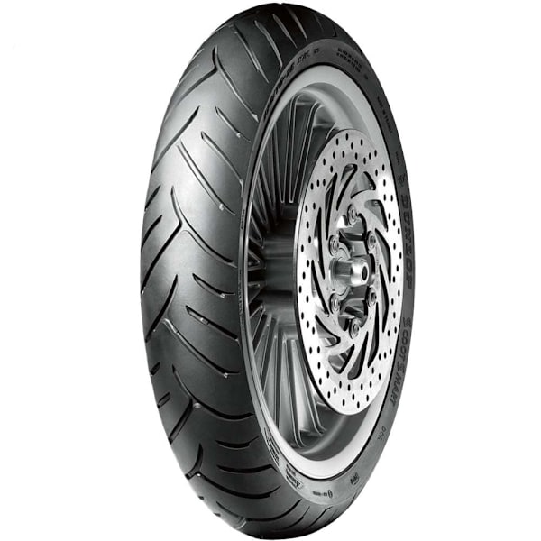 Dunlop Scootsmart 54s Tl Scooterens For-/baghjul Sort 110 / 70 / R13