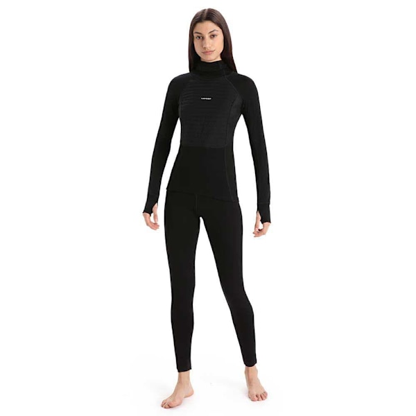 Icebreaker Hættetrøje Zone Knit Insulated Sort S Kvinde