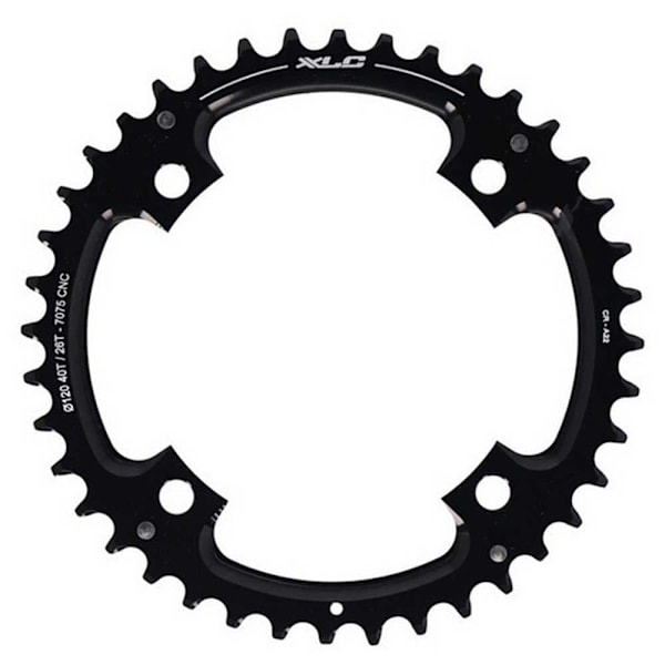 Xlc Kæderring Cr-a22 Sram 80 Bcd Sort 42t