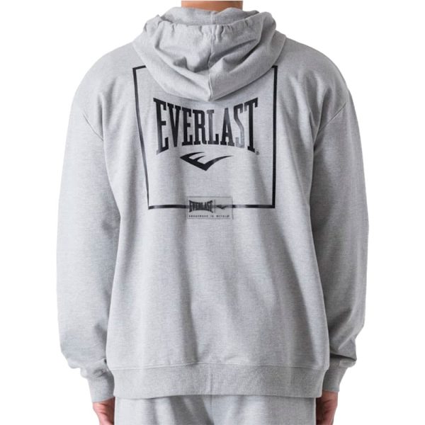 Everlast Back Square Logo Sweatshirt Med Lynlås  S Mand