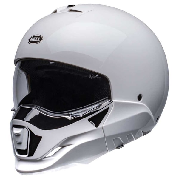 Bell Moto Broozer Konvertibel Hjelm Hvid M
