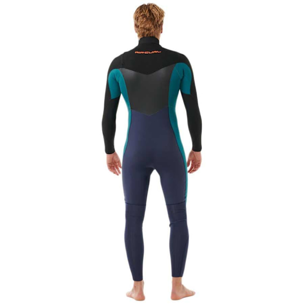 Rip Curl Dawn Patrol 4/3 Mm Gb St Långärmad Neopren Våtdräkt Med Bröst Blixtlås  MS