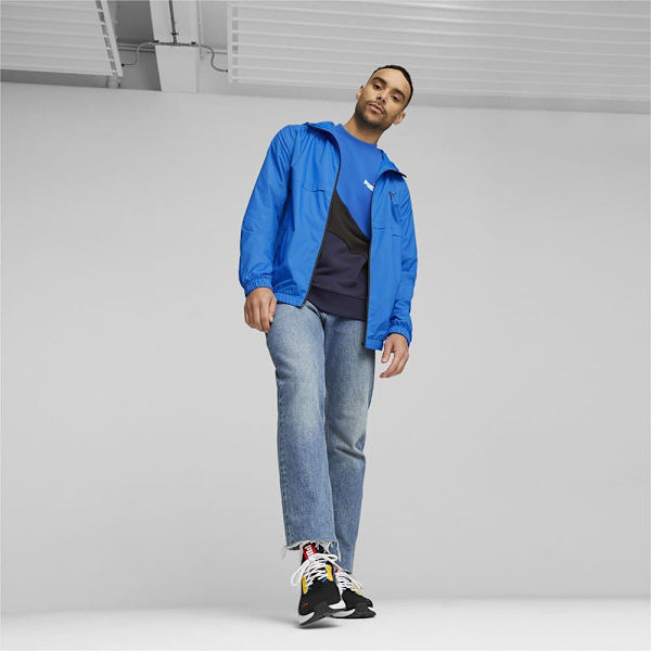 Puma Jakke Ess Solid Windbreake Blå S Mand