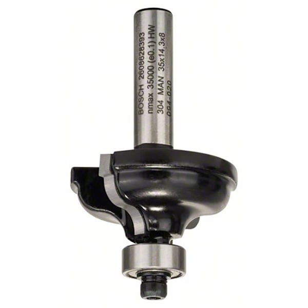Bosch Professional Profilointi Reitittimen Bitti 8x35x57 Mm Hopeinen