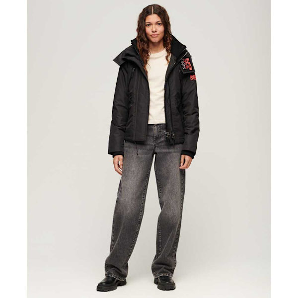 Superdry W5011652a Jakke Sort 2XS Kvinde