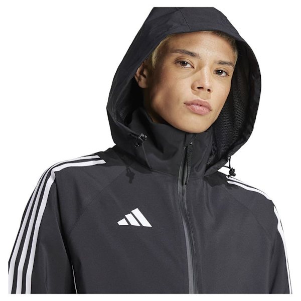 Adidas Regnjakke Tiro24 Sort 2XL Kvinde