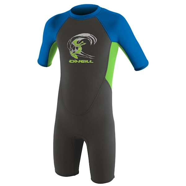 O´neill Wetsuits Rygg Zip Suit Junior Reactor Spring 2 Mm Blå,Svart 1