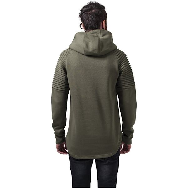 Urban Classics Sweatshirt Pleat Leeve Terry Grøn S Mand