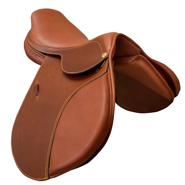 Zaldi Jump Sadel Star Brun 17´´