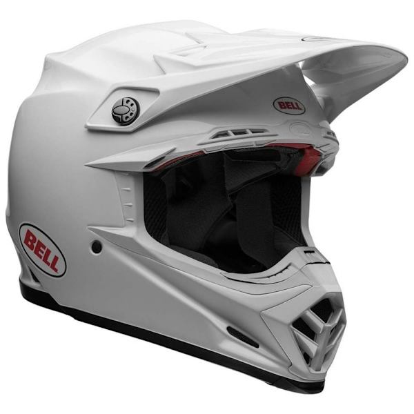 Bell Moto Motocross Hjelm Moto-9s Flex Solid Hvid M
