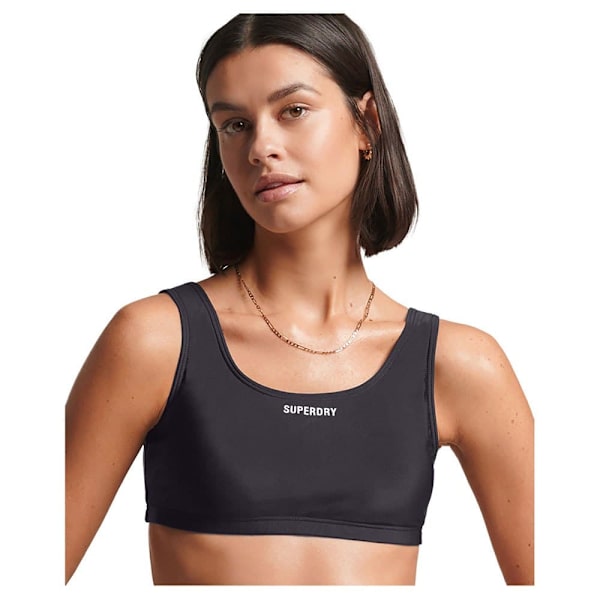 Superdry Bikinitopp Baddräkt Code Essential Svart S Kvinna
