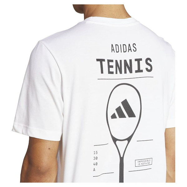 Adidas Kortärmad T-shirt Tns Cat G Vit M Man