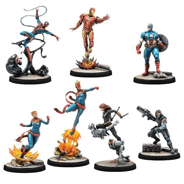 Atomic Mass Games Lautapeli Mcp: Marvel Crisis Protocol Caja Inicial Monivärinen