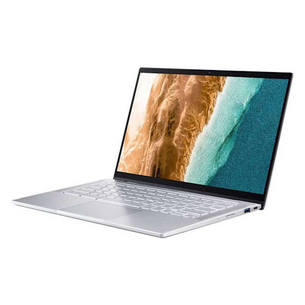Acer Bärbar Dator Chromebook Spin 514 Cp514-2h 14´´ I5-1130g7/8gb/256gb Ssd Silver Spanish QWERTY / EU Plug Svart