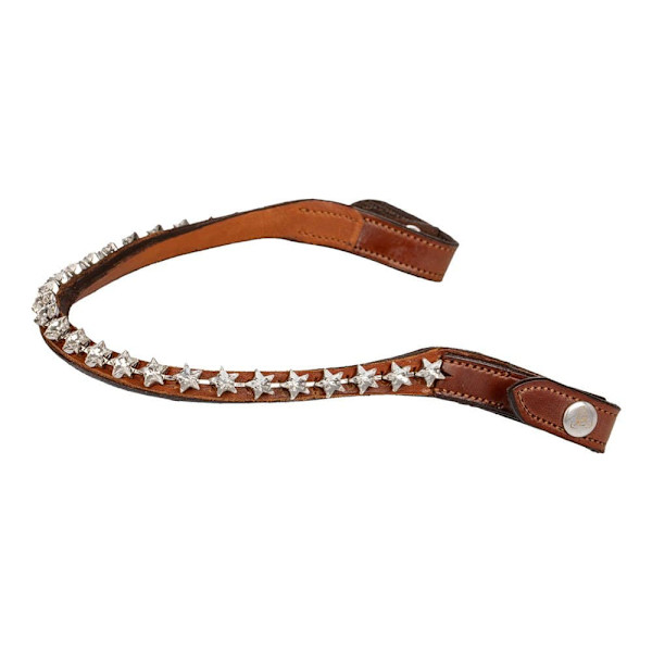 Acavallo Calfskin&starry Crystals Pannband  Full