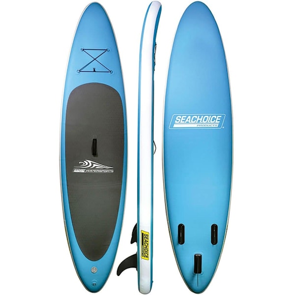 Seachoice Uppblåsbar Paddel Surfset Logo 10´6´´ Blå 320 cm