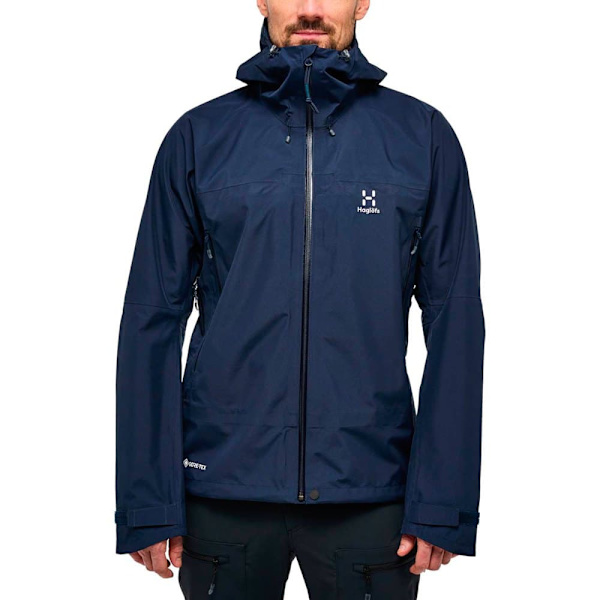 Haglofs Jakke Roc Flash Goretex Blå L Mand