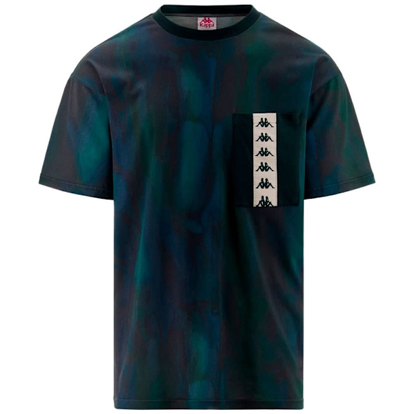 Kappa Fapo 3 Graphik T-shirt Med Korte ærmer Grøn,Blå XL Mand