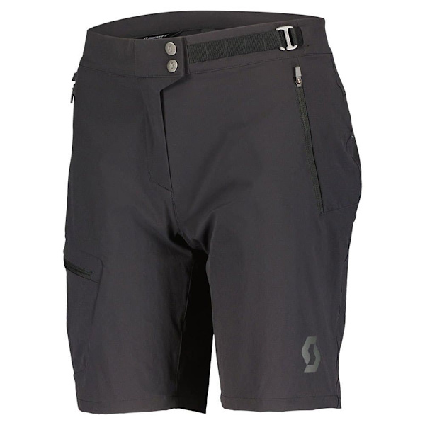 Scott Shorts Explorarir Light Sort L Kvinde