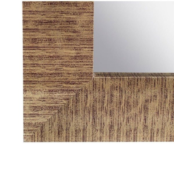 Bigbuy Home Väggspegel Dmf 98x2.8x178 Cm Guld
