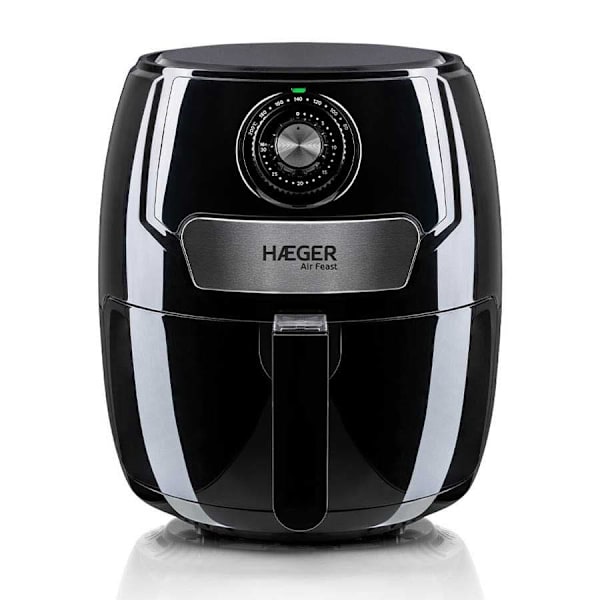 Haeger Air Fryer Air Feast Af-m37.002a 3.7l Søvfarvet 3.7 Liters / EU Plug Sort