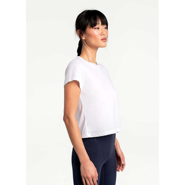 Lole Everyday Kortærmet V-hals T-shirt Hvid M Kvinde