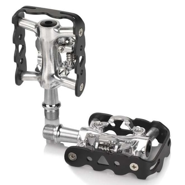 Xlc Mtb System Pd-s20 Polkimet Musta,Hopeinen