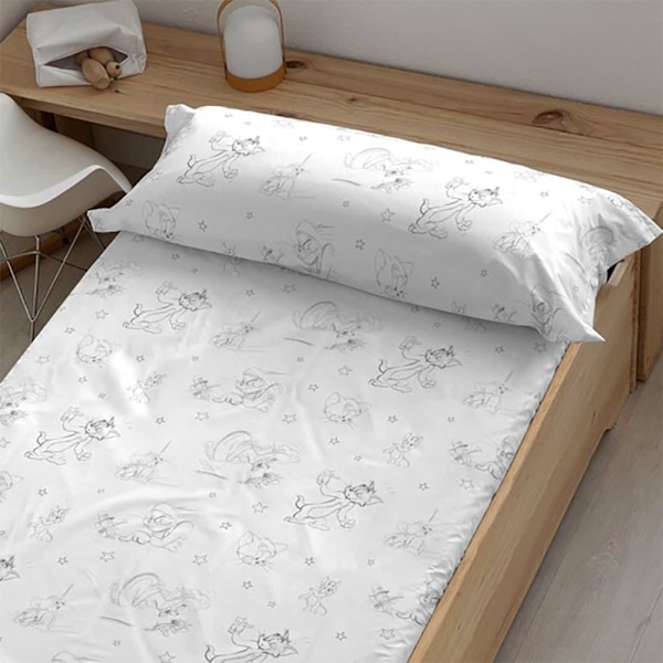 Play Fabrics Tom & Jerry 100% Bomuld Tilpasset Lagen Til 180x Seng 200 Cm