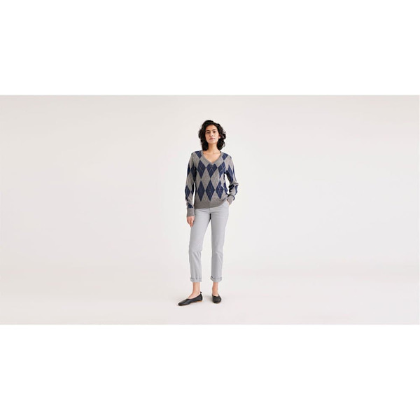Dockers Weekend Slim Ankle Chinobyxor Grå 26 / L Kvinna