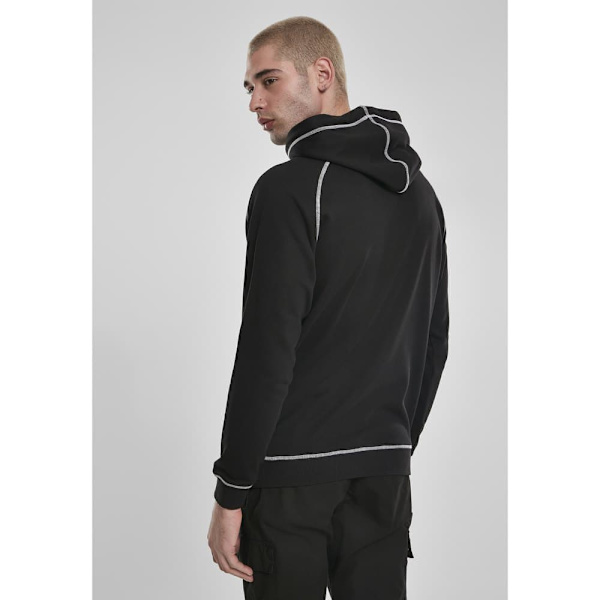 Urban Classics Contrast Stitching Hættetrøje Sort L Mand