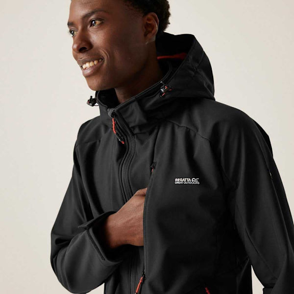 Regatta Hewitts X Softshelljakke Sort M Mand