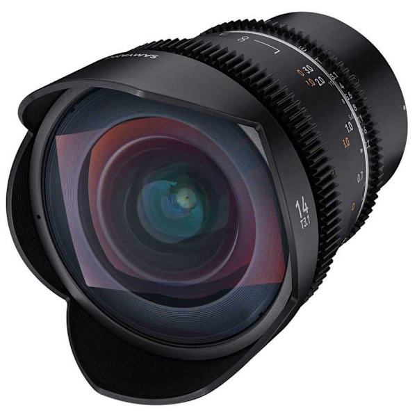 Samyang Linse Vdslr Mk2 Mft 14 Mm F/3,1 Sort Sort