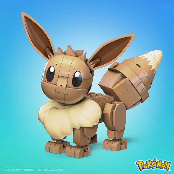 Mega Construx Eevee Rakennussetti Rakennuslelut Lapsille Pokémon Ruskea 7 Years