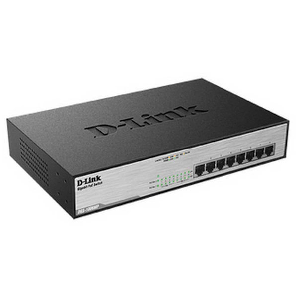 D-link 8-port Gigabit Max Poe Sort Sort