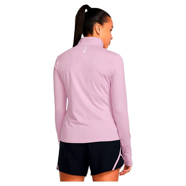 Under Armour Halv Blixtlåsfleece Qualifier Run Rosa L Kvinna