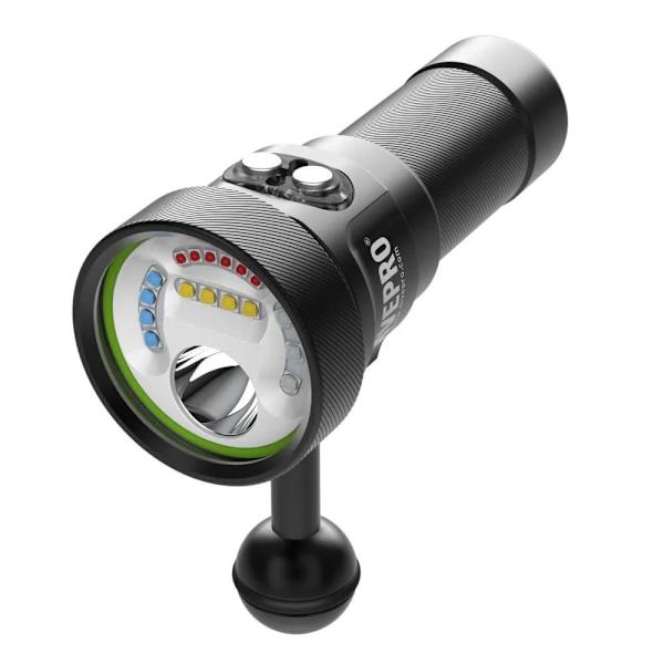 Divepro M35 V2 Video Sukelluslamppu Hopeinen 3500 Lumens