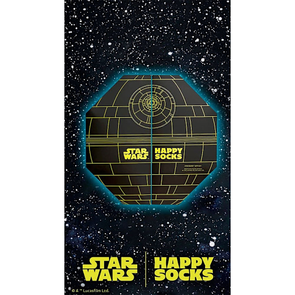 Happy Socks Halva Strumpor Star Wars™ Gift Set 6 Par Flerfärgad EU 41-46 Man