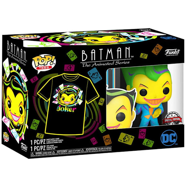 Funko Pop And Tee Dc Comics Batman Joker Exclusive Flerfärgad S