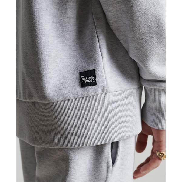 Superdry Hættetrøje Studios Rcycl Micro Side Grå S-M Mand
