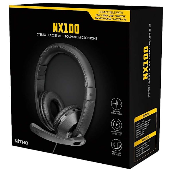 Nitho Gaming Headset Nx100s Sort