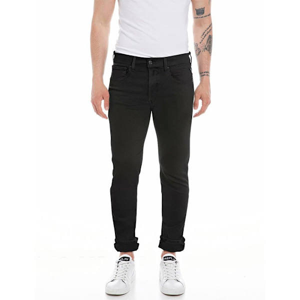 Replay Ma972z.000.661 Fb1 Jeans Svart 31 / 30 Man