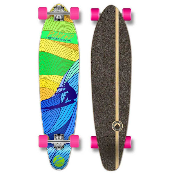 Yocaher Longboard Kicktail Surf Up 40´´ Monivärinen 10 Inches