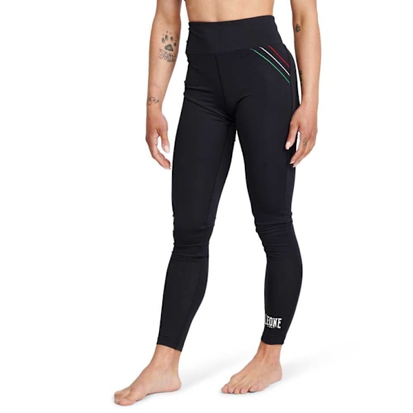 Leone1947 Leggings Flag Sort M Kvinde
