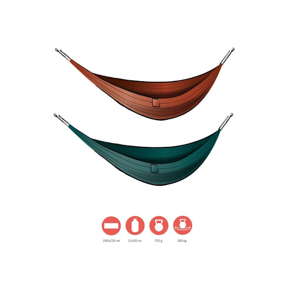 Grand Canyon Kaksinkertainen Bass Hammock Monivärinen 290 x 230 cm