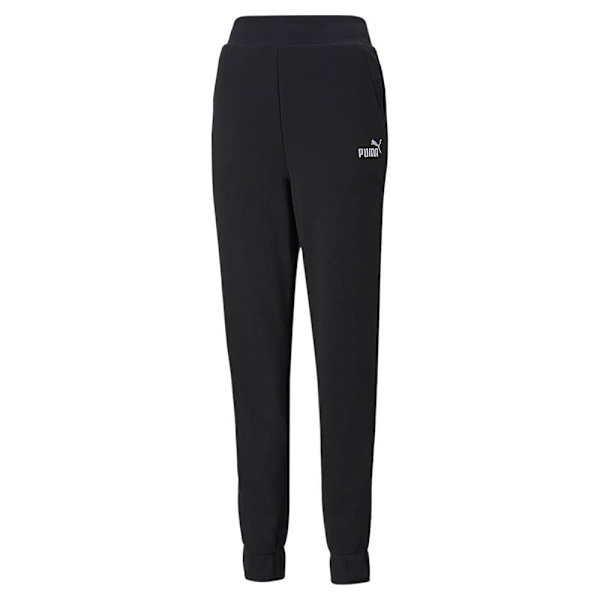 Puma Byxor Ess+ Embroidery High Waist Cl Svart M Kvinna