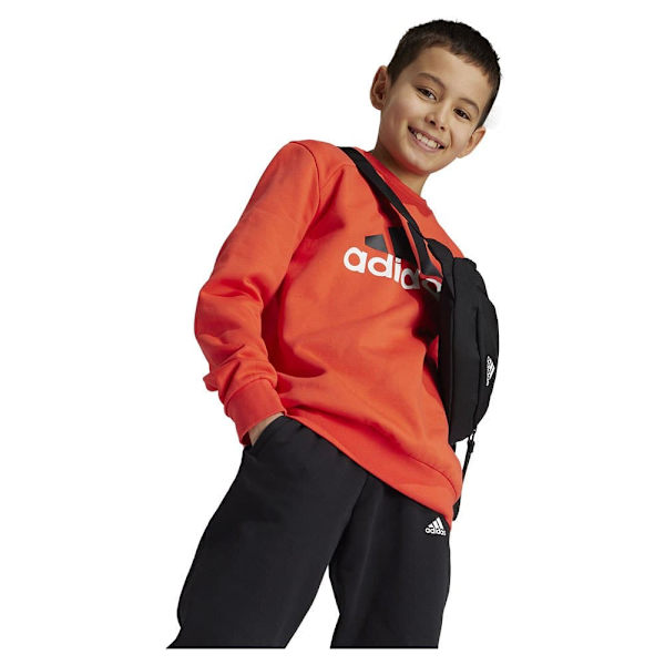 Adidas Essentials Big Logo Fleece Jogger Set Orange 7-8 Years Pojke