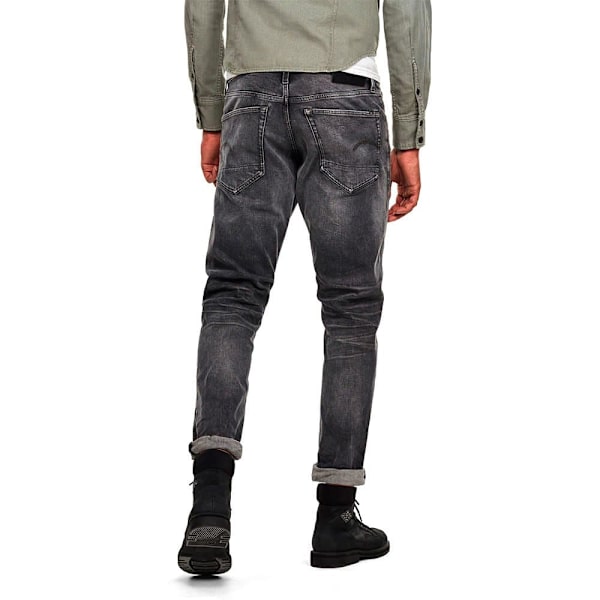 G-star 3301 Regular Tapered Jeans Grå 33 / 36 Mand