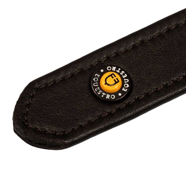 Equestro Double Curved Buckle Läderremmar  155 cm
